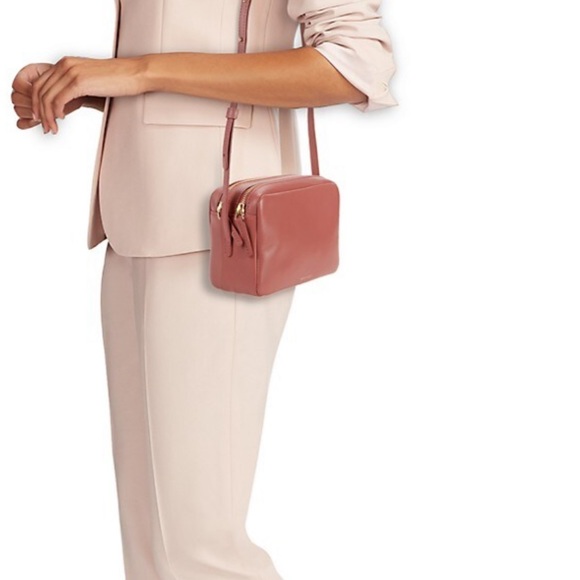 Mansur Gavriel Double Zip Crossbody Bag Pink - Picture 12 of 13